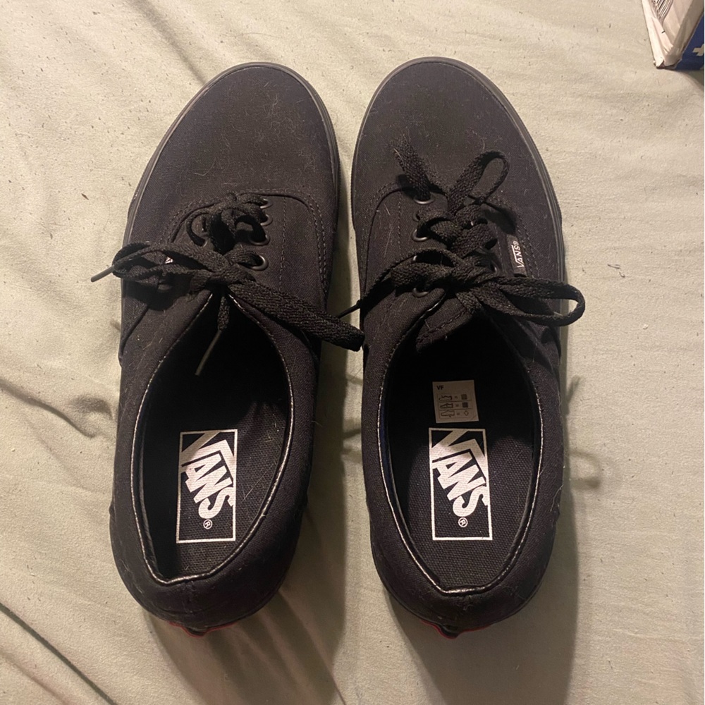 Black Vans Womens 10